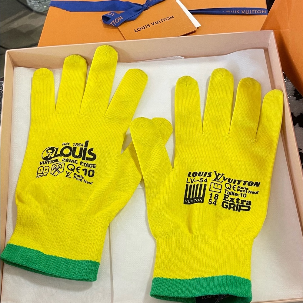 Rare Virgil Abloh Louis Vuitton Gloves